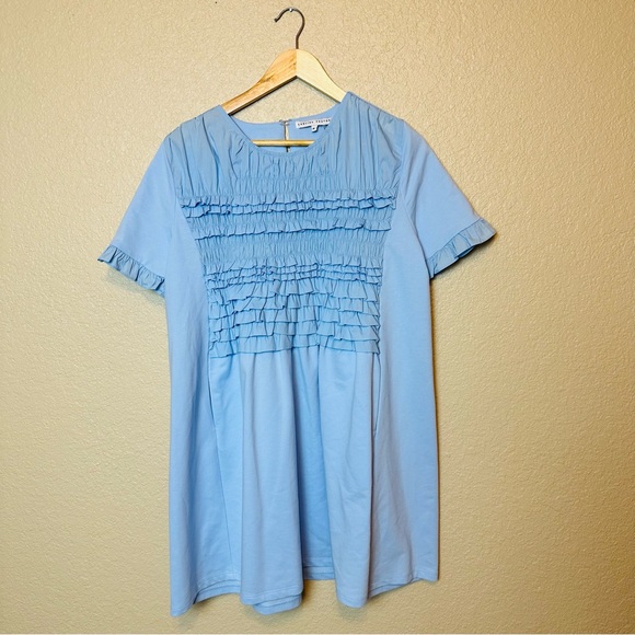 English Factory Mixed Media Ruffle Detail Dress Size Medium - Picture 4 of 10